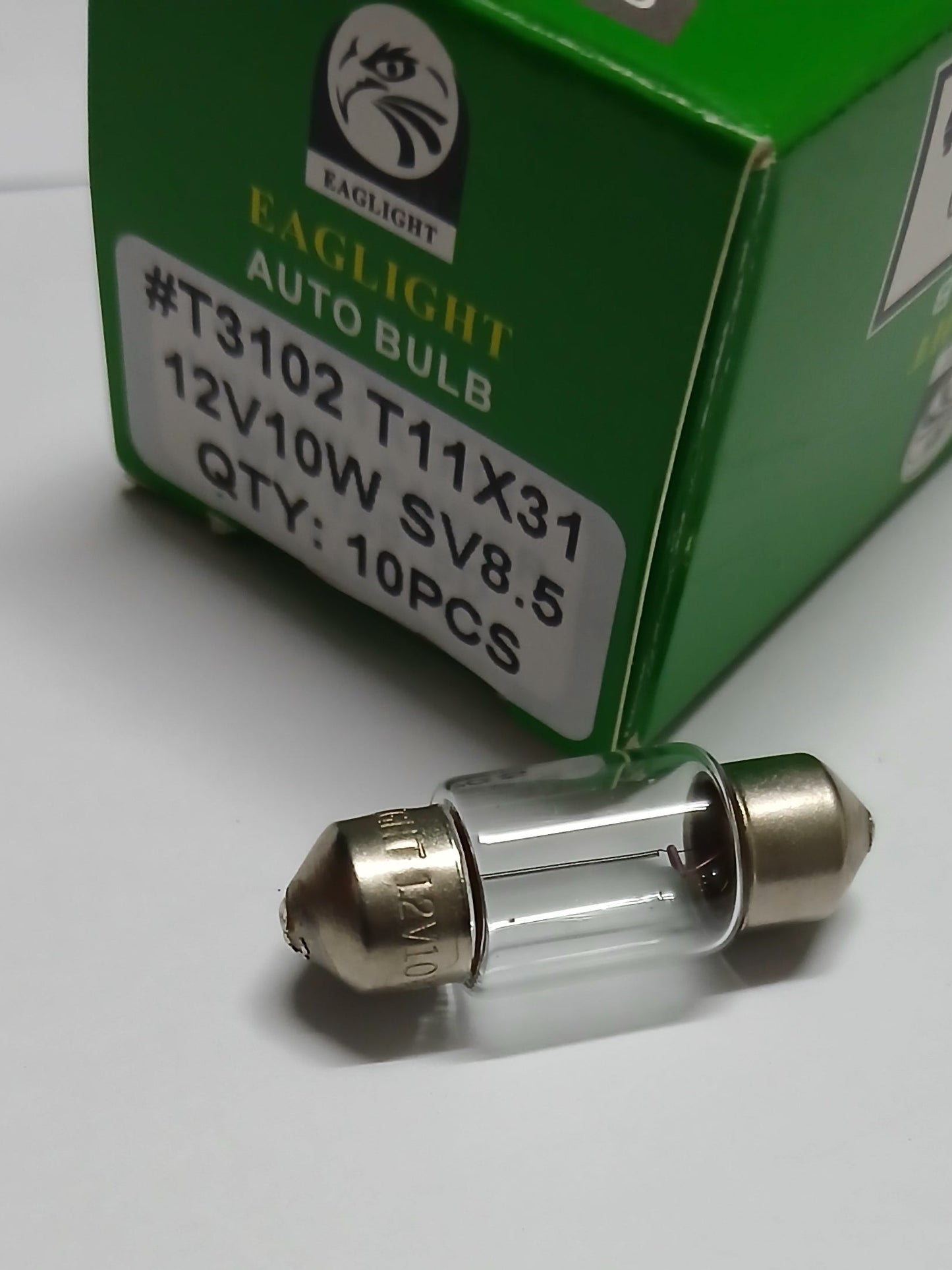 Eaglight 31mm Festoon T11 12V 10W Incandescent Bulb