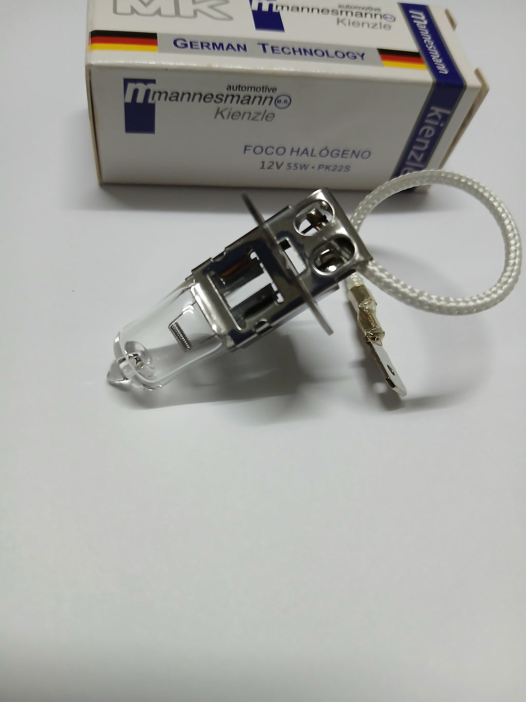 MK Technology H3 Halogen Bulb 12V 55W – Headlight & Fog Light Replacement | ALIMER Mauritius