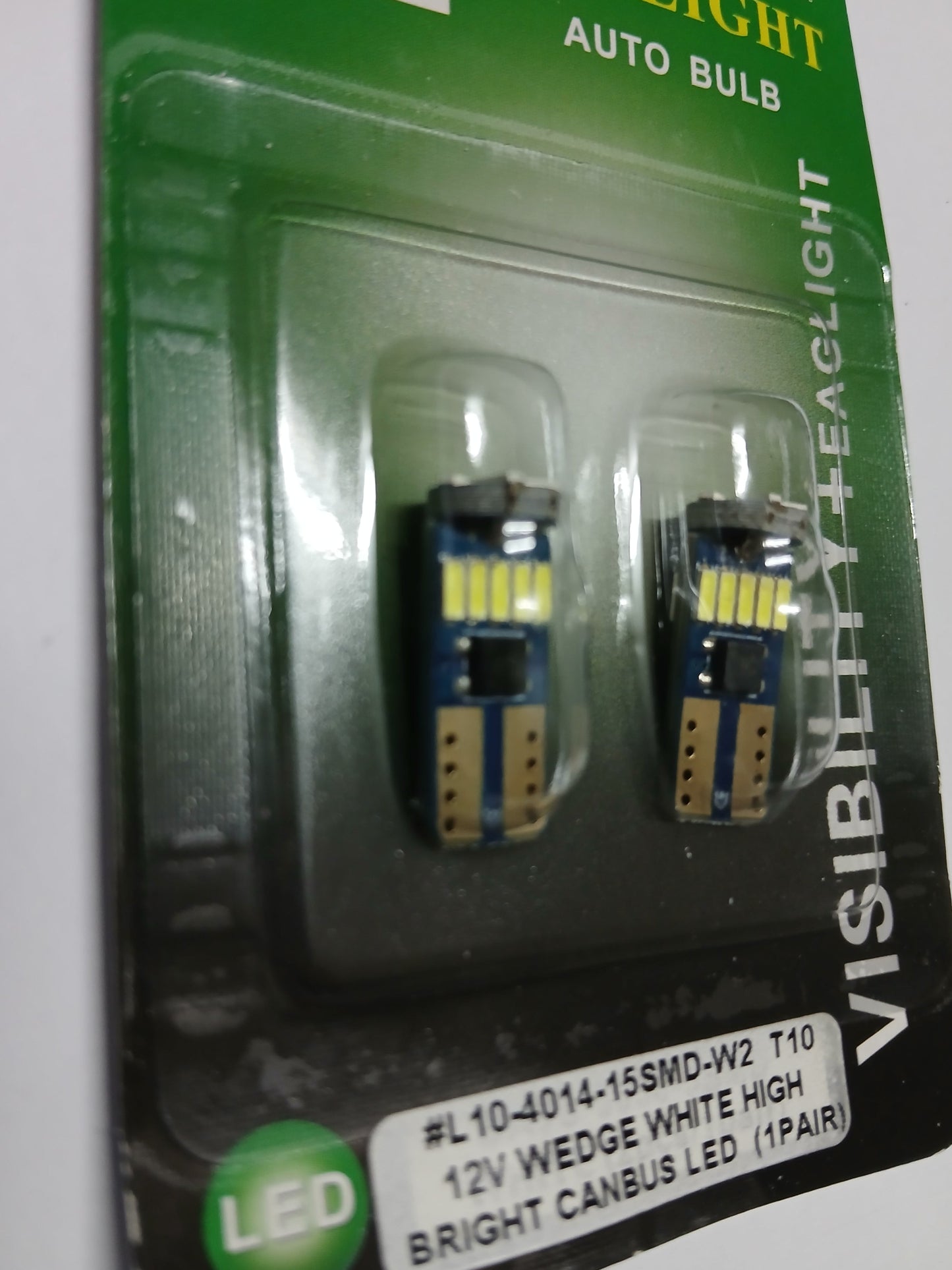 Eaglight T10 W5W White High Brightness CANBUS LED Bulbs (1 Pair) 1