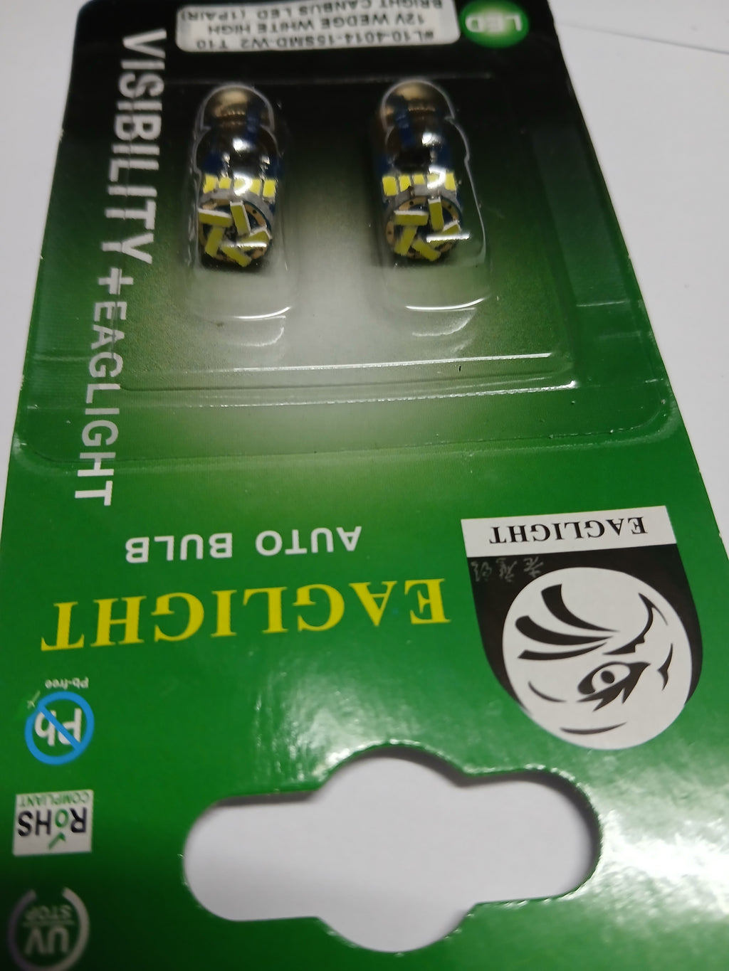Eaglight T10 W5W White High Brightness CANBUS LED Bulbs (1 Pair) | ALIMER Mauritius