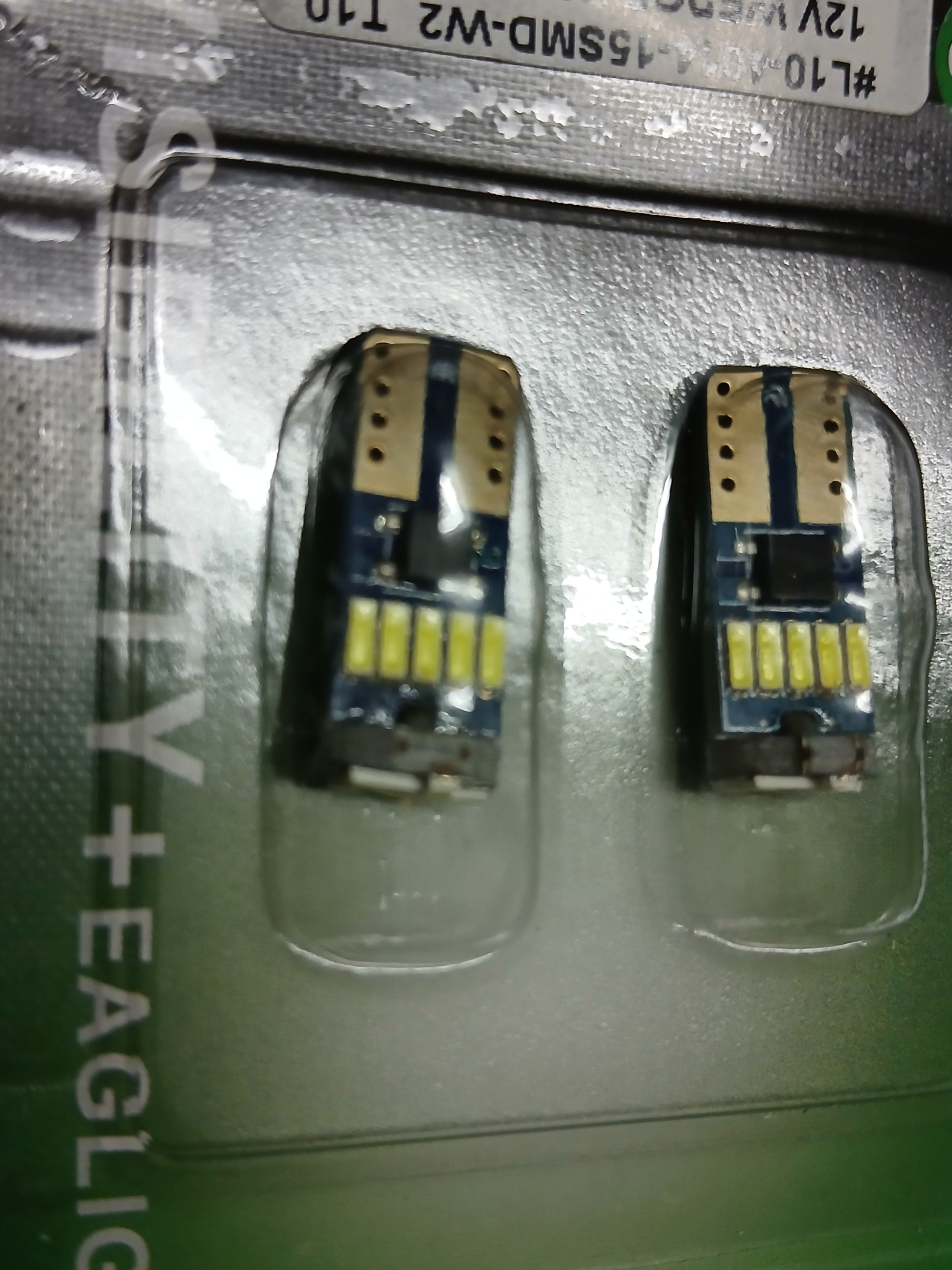 Eaglight T10 W5W White High Brightness CANBUS LED Bulbs (1 Pair) 2