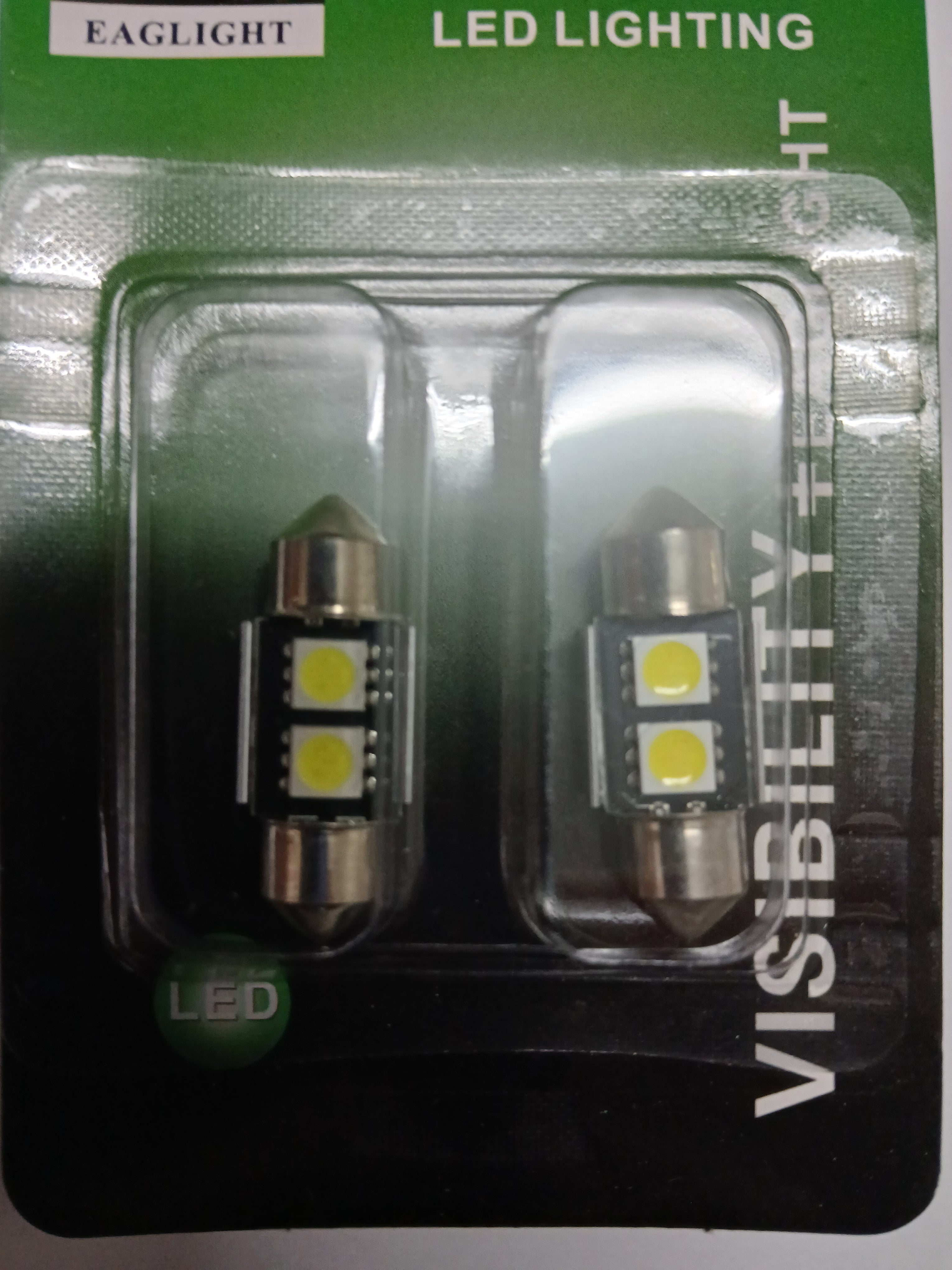 Eaglight 31mm Festoon T11 White CANBUS LED Bulbs (1 Pair) | ALIMER Mauritius