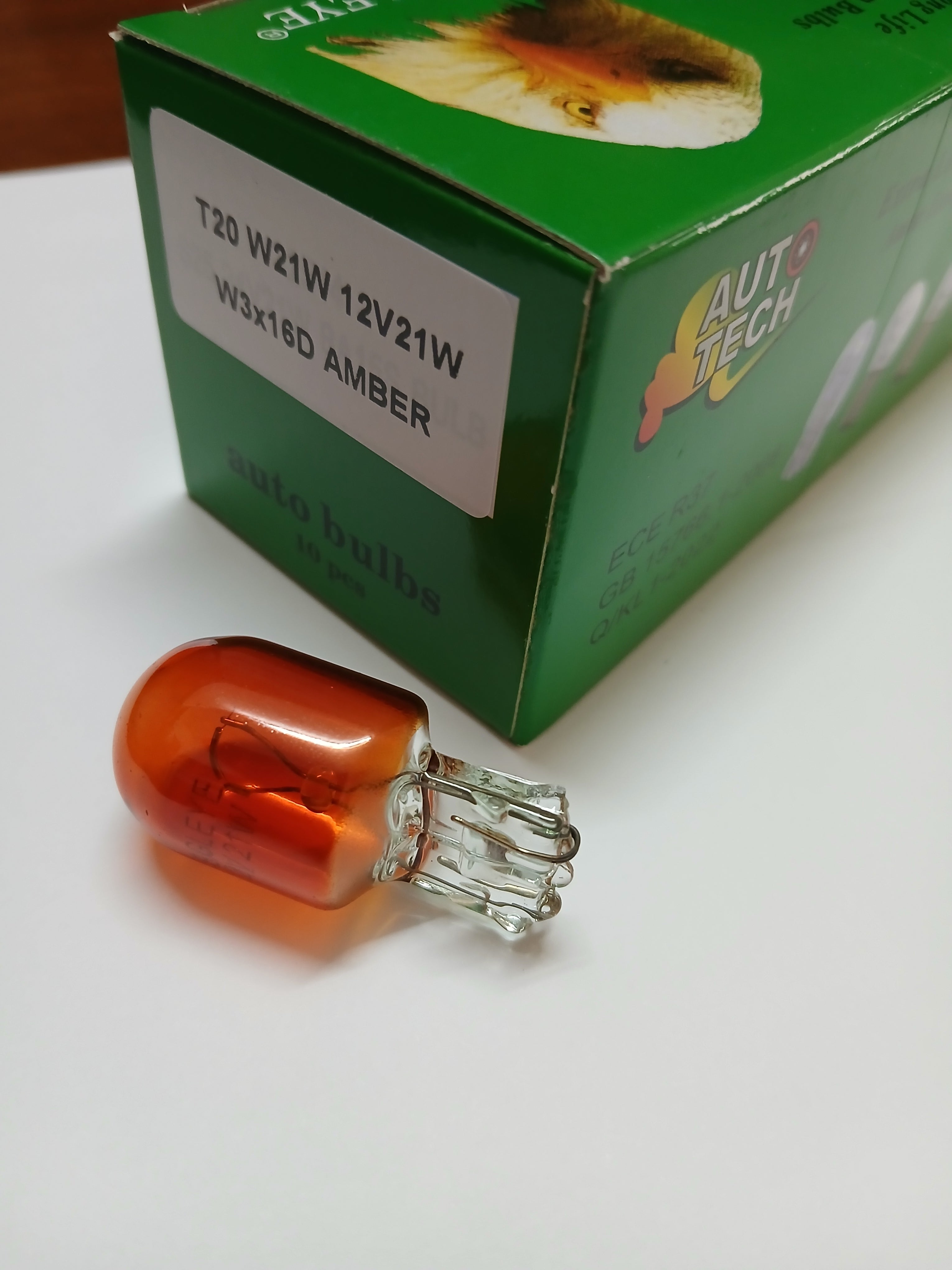 Eagleye T20 W21W Amber 12V 21W Incandescent Bulb | ALIMER Mauritius